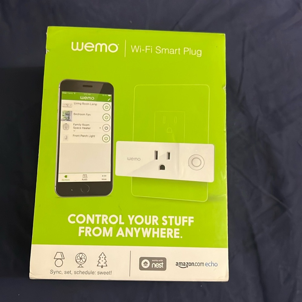 Wemo WiFi smart plug